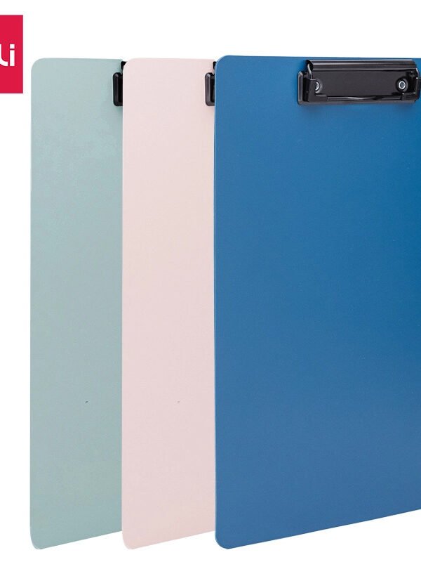 EF403 ديلي مسند ورق بلاستيك - علاقة معدن - قياس A4 - زهر/أزرق/أخضر- EF403